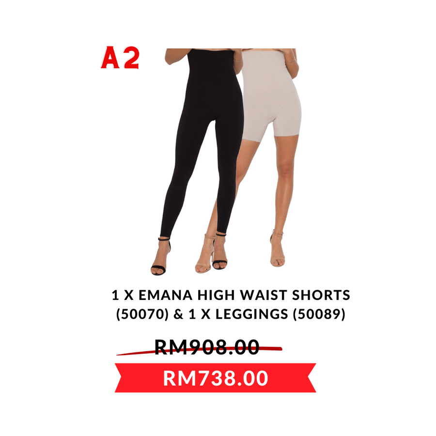 A2 Emana HW Leggings + Emana HW Shorts