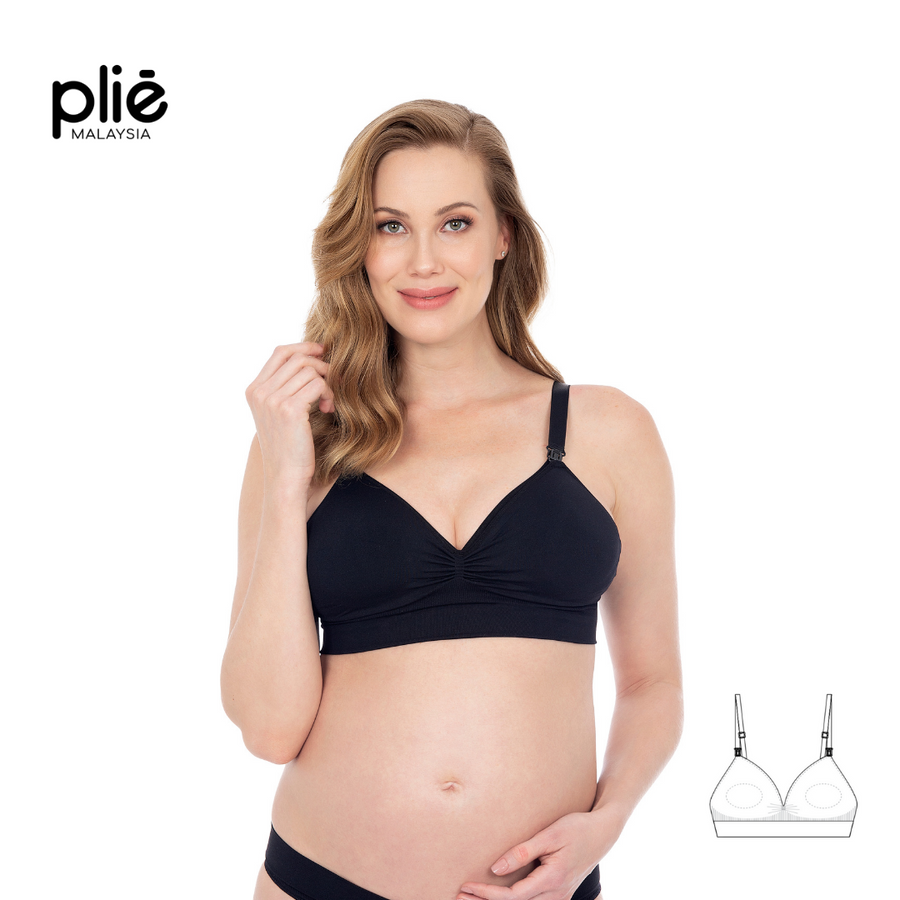 Maternity and nursing lingerie feeding bra–